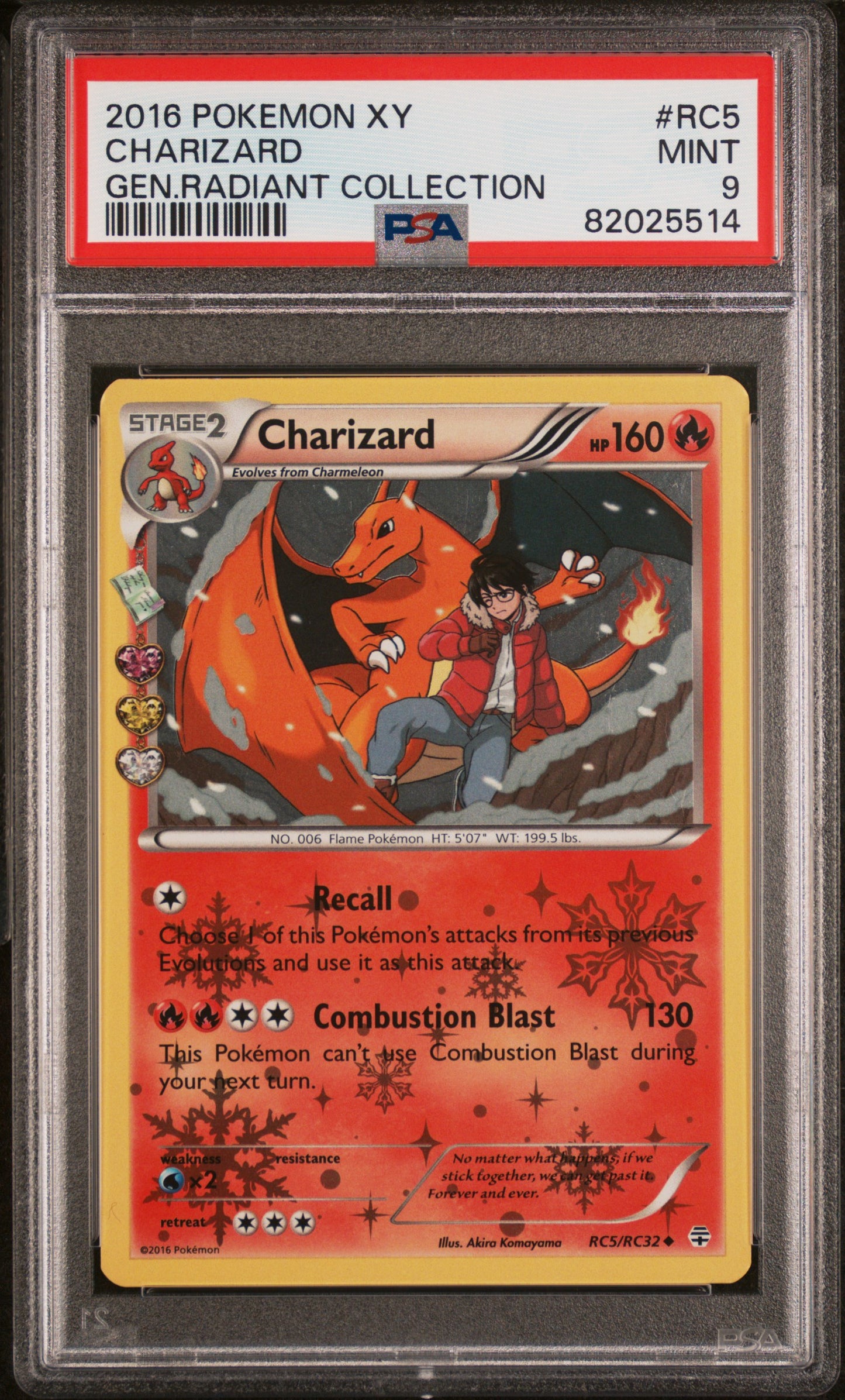 Charizard #RC5 PSA 9