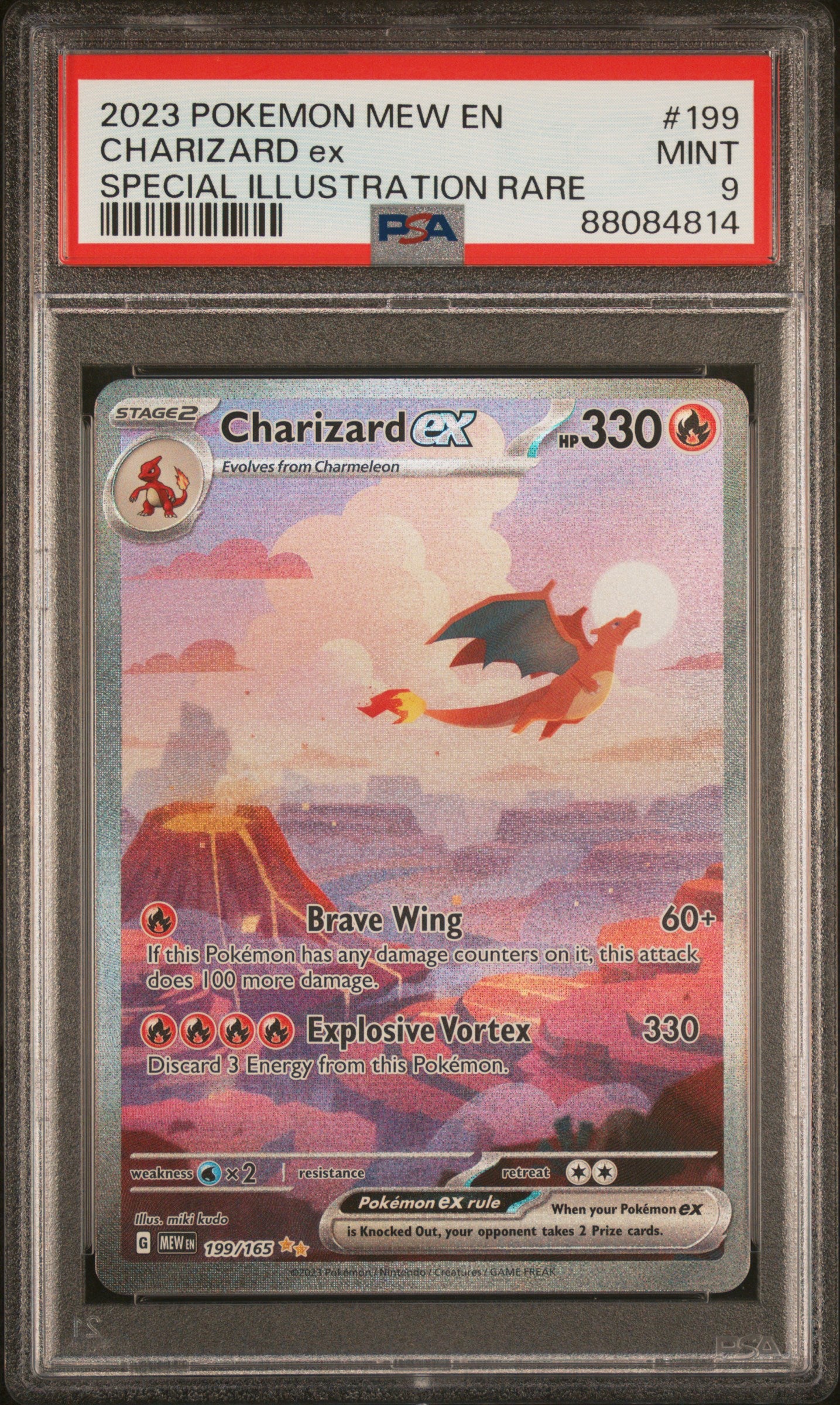 Charizard ex #199 PSA 9