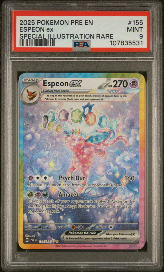 Espeon ex #155 PSA 9
