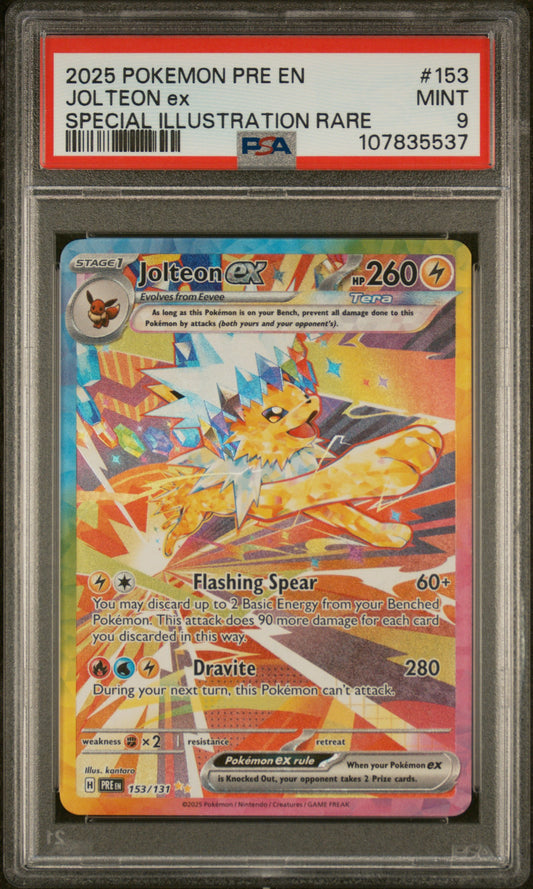 Jolteon ex #153 PSA 9