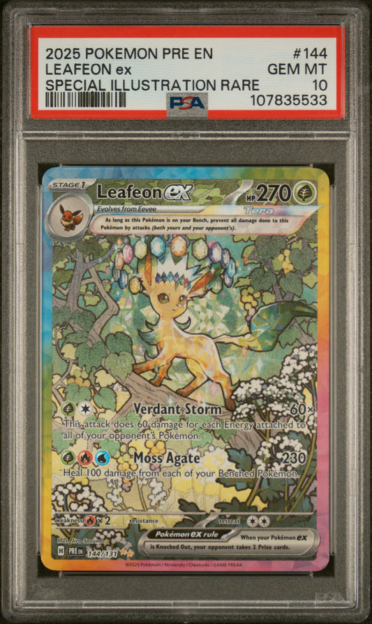 Leafeon ex #144 PSA 10