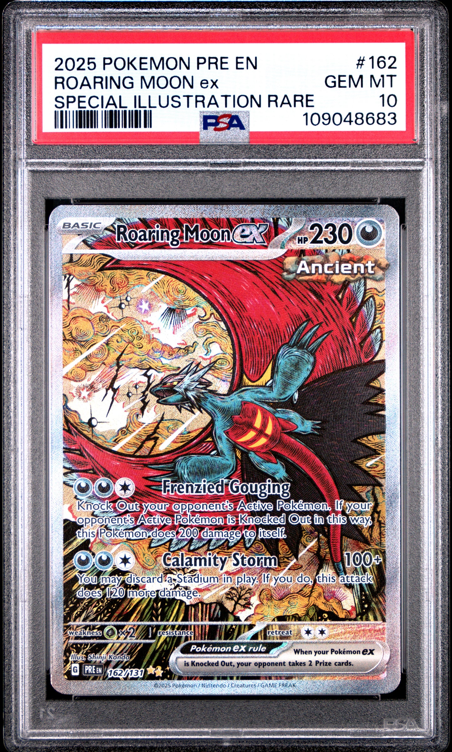 Roaring Moon ex #162 PSA 10