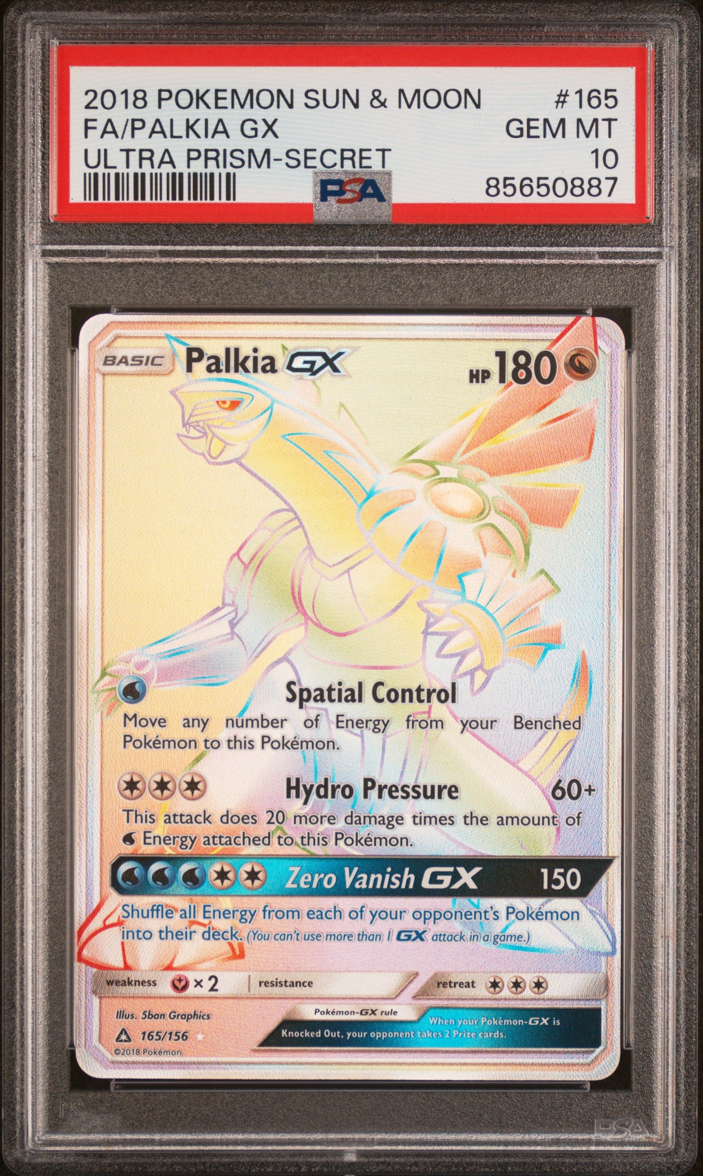 Palkia GX #165 PSA 10