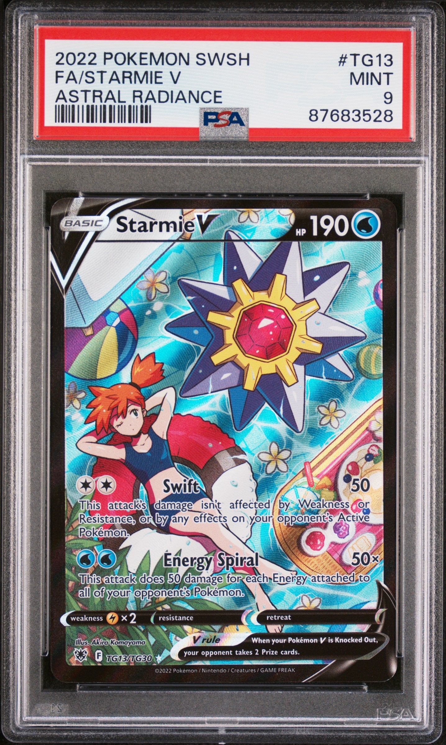 Starmie V #TG13 PSA 9
