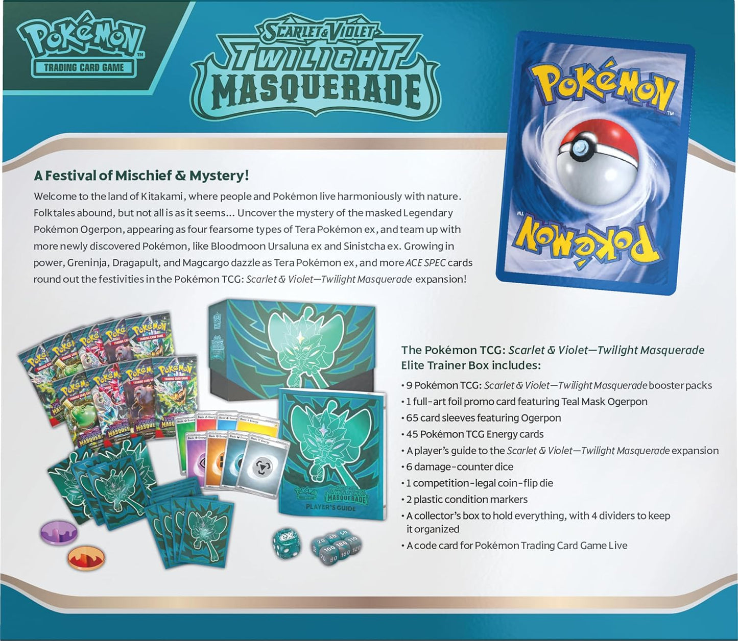 Twilight Masquerade Pokemon Center Elite Trainer Box