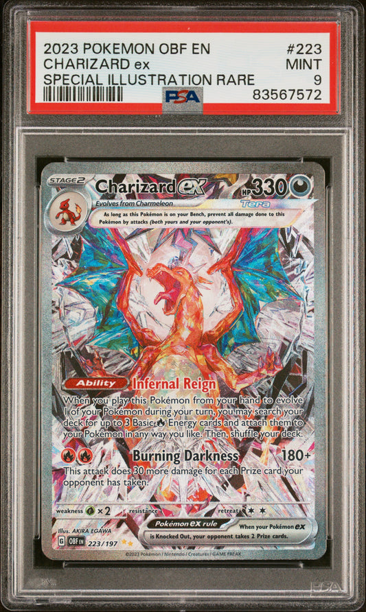 Charizard ex #223 PSA 9